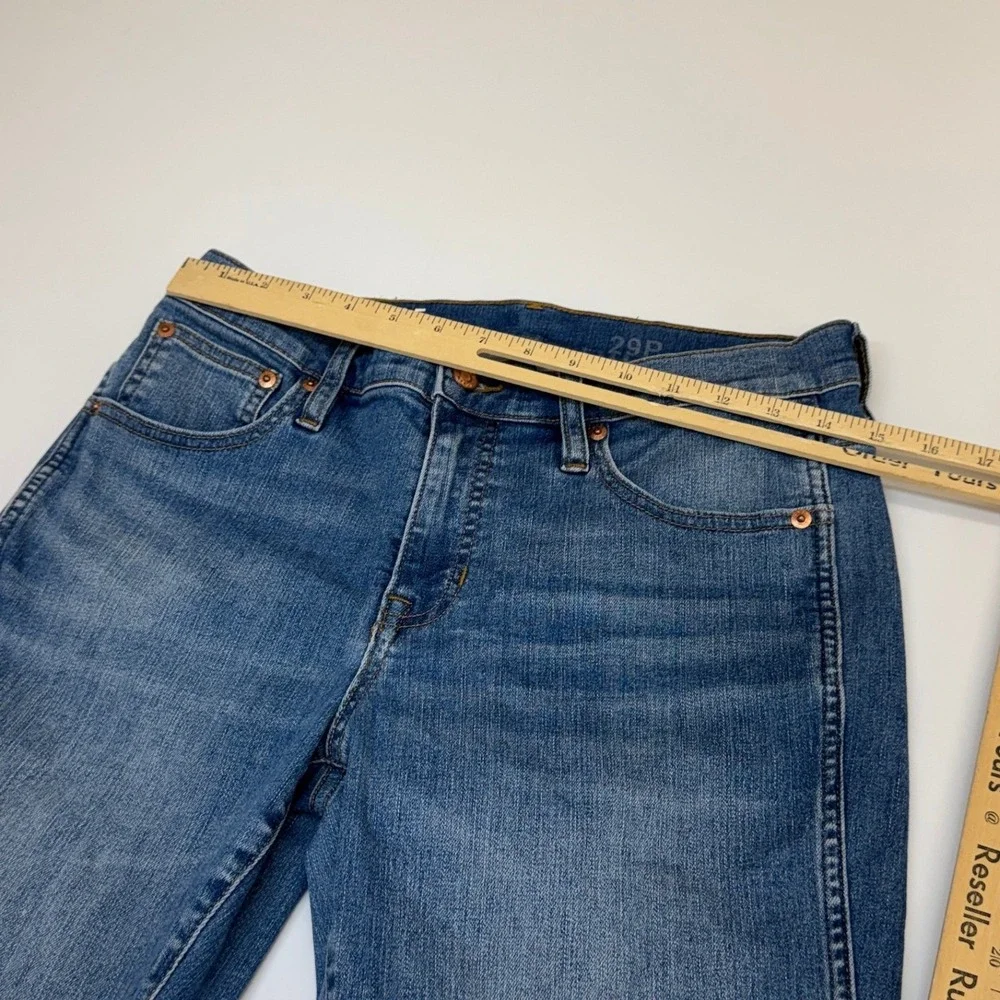 J Crew Jeans Womens 29P Blue Vintage Slim Straight Denim Classic Workwear